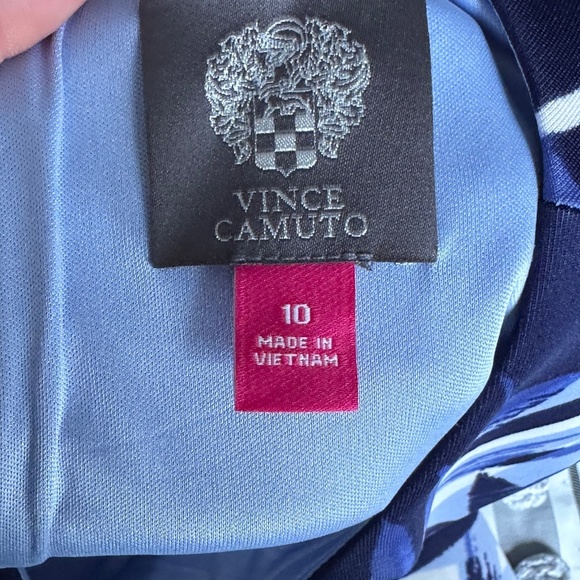 Brand New Vince Camuto Floral Printed Fit-&-Flare Dress for Woman SIze 10 White - Picture 10 of 12